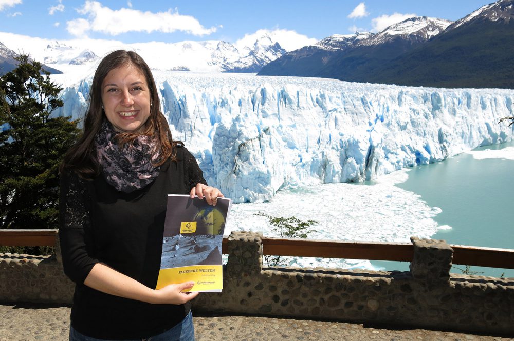 Hildebrandt-Fotowettbewerb: Barbara Schlosser am Perito Moreno Gletscher in Patagonien, Argentinien